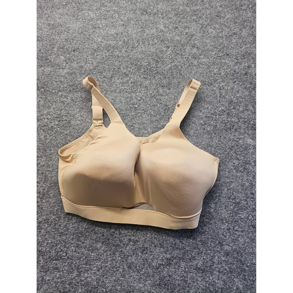 Cacique Simply Wire free Plunge Beige On Lined Bra 40DD